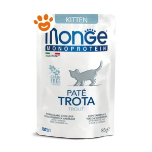 Monge Cat Monoprotein Kitten con Trota