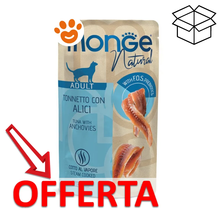 Monge Cat Natural Adult Tonnetto e Alici - Image 2