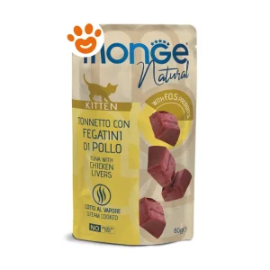 Monge Cat Natural Kitten Tonno e Fegatini di Pollo