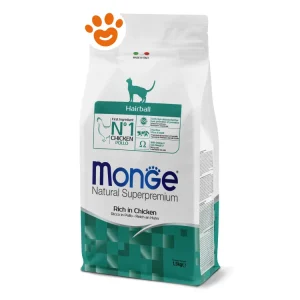 Monge Cat Natural Superpremium Hairball Pollo