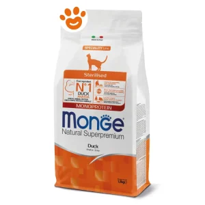Monge Cat Natural Superpremium Sterilizzato Anatra