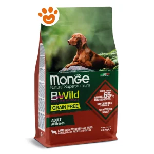 Monge Dog Bwild Grain Free Adult All Breed Agnello e Piselli