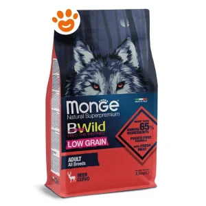 Monge Dog Bwild Low Grain Adult All Breed Cervo