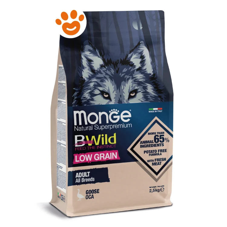 Monge Dog Bwild Low Grain Adult All Breed Oca