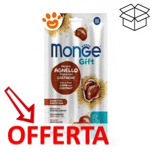 Monge Dog Gift Sticks Sensitive Digestion Agnello con Castagne - Image 2