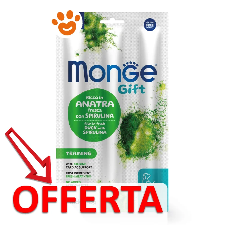 Monge Dog Gift Sticks Training Anatra e Spirulina - Image 2
