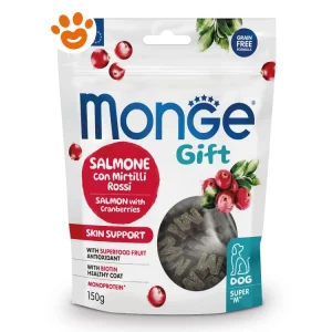 Monge Dog Gift Super M Skin Suppport Salmone e Mirtilli Rossi
