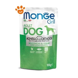 Monge Dog Grill Adult Agnello con Ortaggi