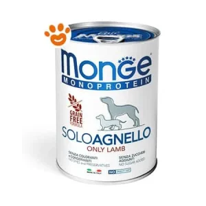 Monge Dog Monoprotein Adult Patè Solo Agnello