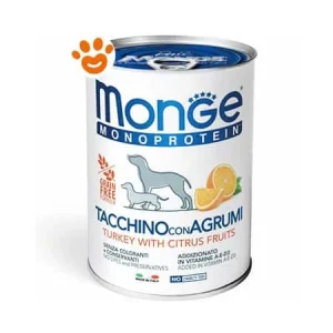 Monge Dog Monoprotein Adult Patè Tacchino e Agrumi