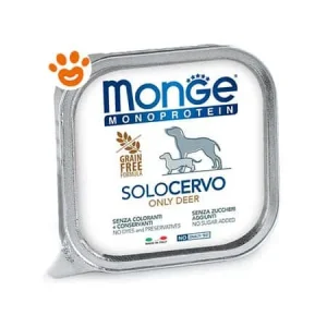 Monge Dog Monoprotein Adult Solo Cervo