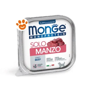 Monge Dog Monoprotein Solo Puppy Manzo