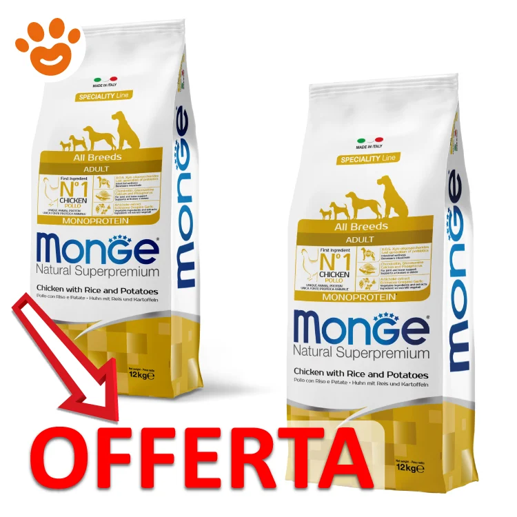 Monge Dog Natural Superpremium Adult All Breeds Pollo Riso e Patate - Image 2