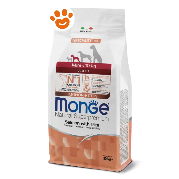 Monge Dog Natural Superpremium Adult Mini Salmone