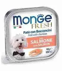 MONGE FRESH CANE BOCCONI IN PATÈ GR 100 SALMONE