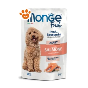 Monge Fresh Dog Adult Paté con Bocconcini ricco in Salmone