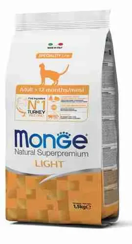 MONGE GATTO CROCCANTINI KG 1,5 LIGHT