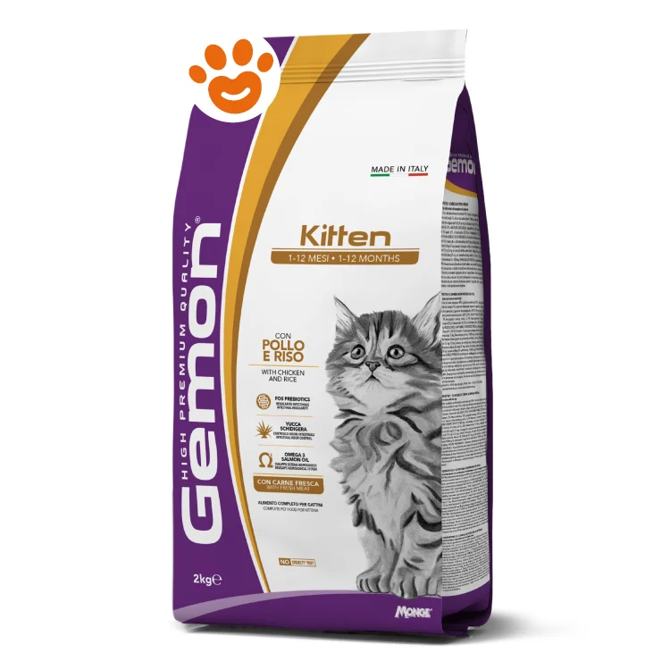 Monge Gemon Cat Kitten con Pollo e Riso