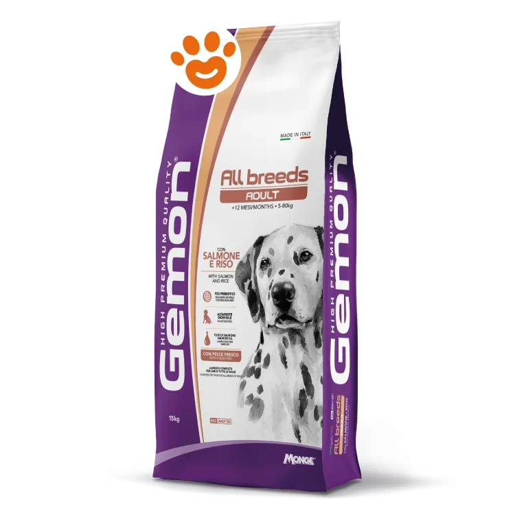 Monge Gemon Dog Adult All Breed Salmone e Riso