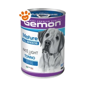 Monge Gemon Dog Adult All Breeds Mature Paté Light con Tonno