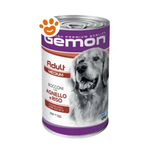 Monge Gemon Dog Adult Medium Bocconi con Agnello e Riso