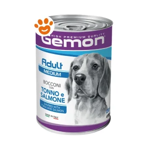 Monge Gemon Dog Adult Medium Bocconi con Tonno e Salmone