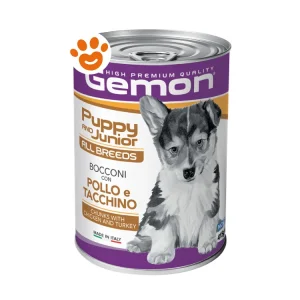 Monge Gemon Dog All Breeds Puppy & Junior Bocconi con Pollo e Tacchino