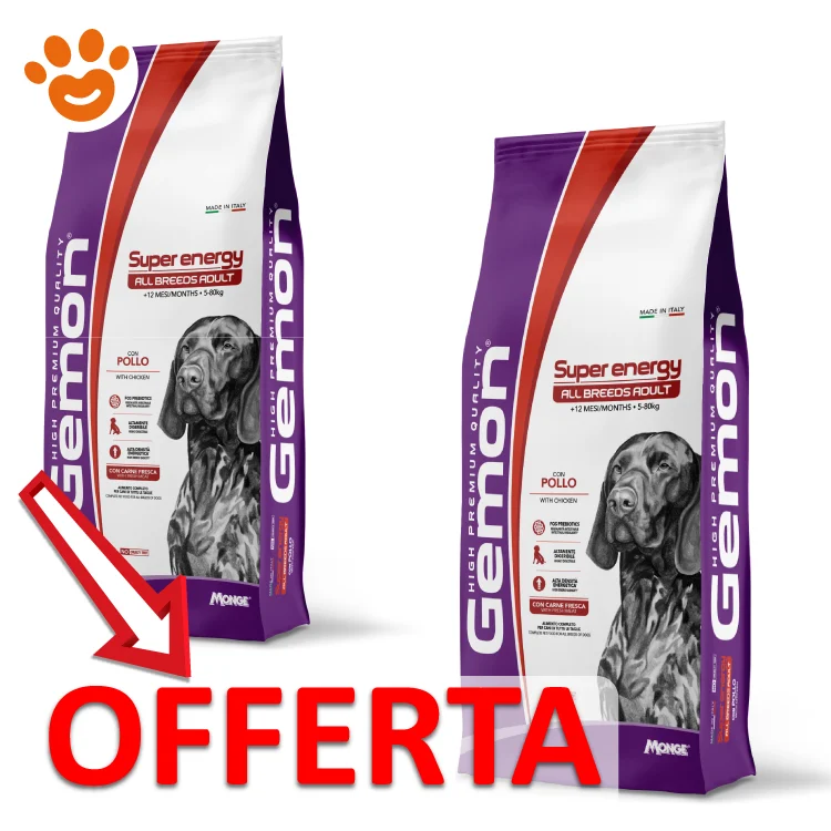 Monge Gemon Dog All Breeds Super Energy con Pollo - Image 2