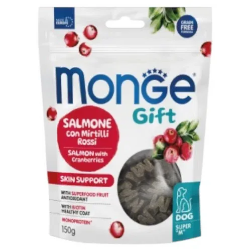 MONGE Gift Cane Super M Skin Support Salmone con Mirtilli 150Gr