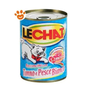 Monge LeChat Cat Bocconcini con Tonno e Pesce Bianco