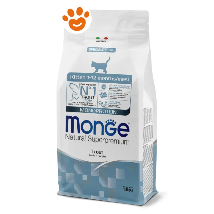 Monge Natural Superpremium Kitten con Trota
