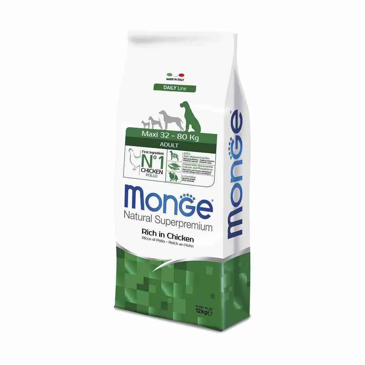 MONGE SPECIALITY LINE CANE KG 12 ADULT MAXI POLLO