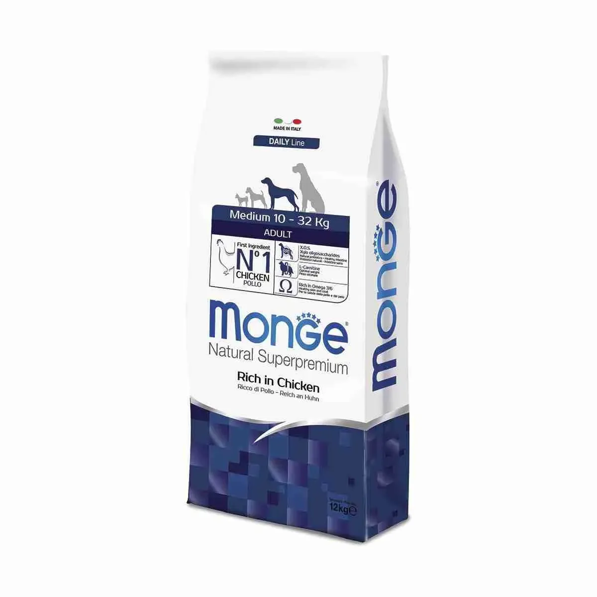 MONGE SPECIALITY LINE CANE KG 12 ADULT MEDIUM POLLO