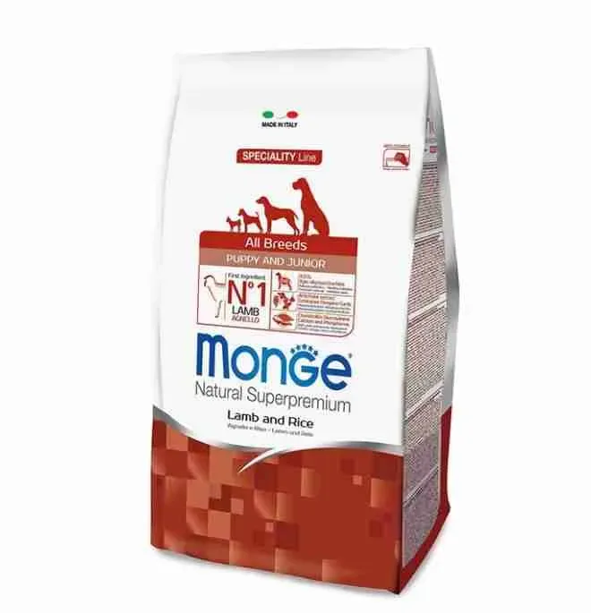 MONGE SPECIALITY LINE CANE KG 12 PUPPY ALL BREEDS AGNELLO