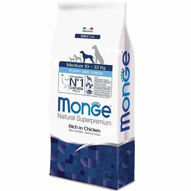 MONGE SPECIALITY LINE CANE KG 12 PUPPY MEDIUM POLLO