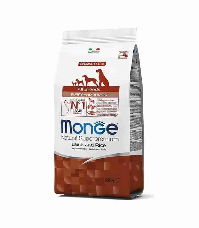MONGE SPECIALITY LINE CANE KG.2,5 PUPPY ALL BREEDS AGNELLO