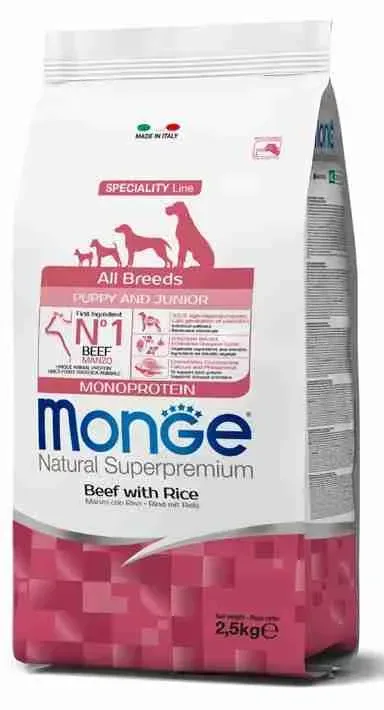 MONGE SPECIALITY LINE CANE KG.2,5 PUPPY ALL BREEDS MANZO