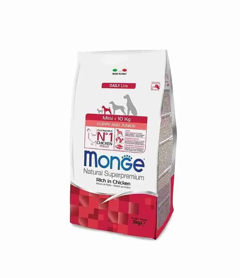 MONGE SPECIALITY LINE CANE KG 3 PUPPY MINI POLLO