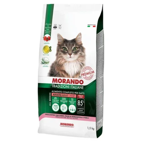 MORANDO Cat Adult Suino con Piselli 1,5Kg