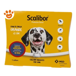 MSD Dog Scalibor (65cm) Collare per Cani Taglia Grande
