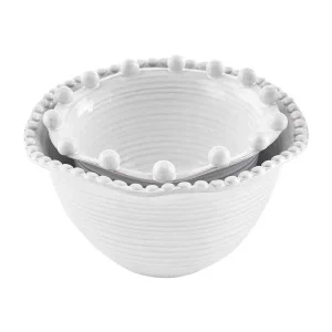 Mud Pie Beaded Side Bowl Set