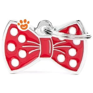 My Family Medaglietta Charms Papillon Rosso >>>INCISIONE_GRATIS