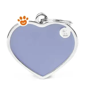 My Family Medaglietta Cuore Lilla Piccolo >>>INCISIONE_GRATIS