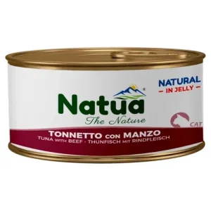 NATUA Cat Jelly Natural Tonno con Manzo 85Gr