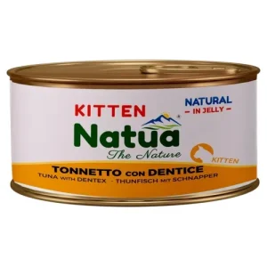 NATUA Kitten Jelly Natural Tonno con Dentice 85Gr