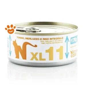 Natural Code 11 Cat Adult XL Tonno, Merluzzo e Riso Integrale