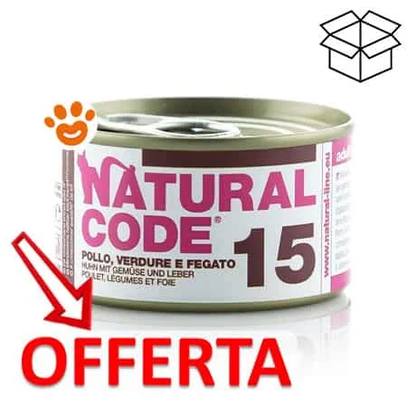Natural Code 15 Cat Adult al Pollo, Verdure e Fegato - Image 2