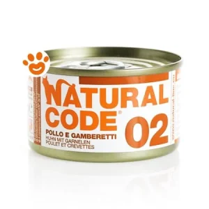Natural Code 2 Cat Adult al Pollo e Gamberetti