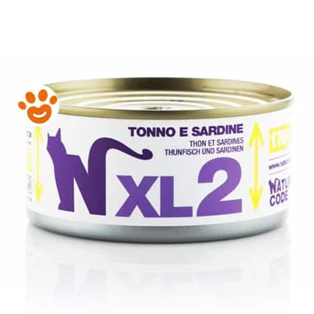 Natural Code 2 Cat Adult XL Tonno e Sardine