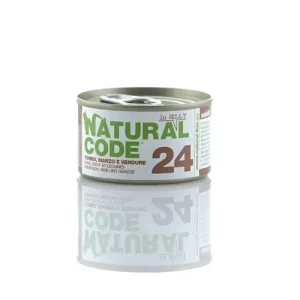 Natural Code 24 Tonno, Manzo e Verdure Soft Jelly